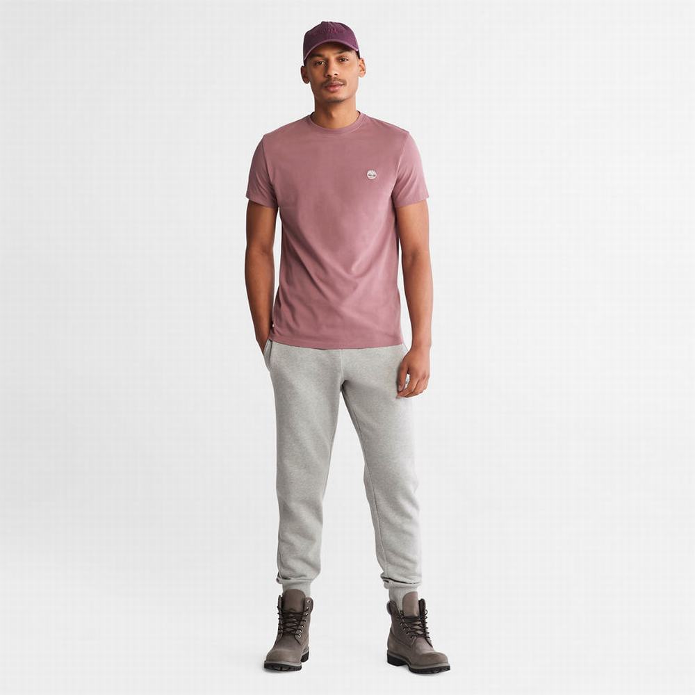 Tricko Timberland Dunstan River T-Shirt Panske Ruzove | CX5736180