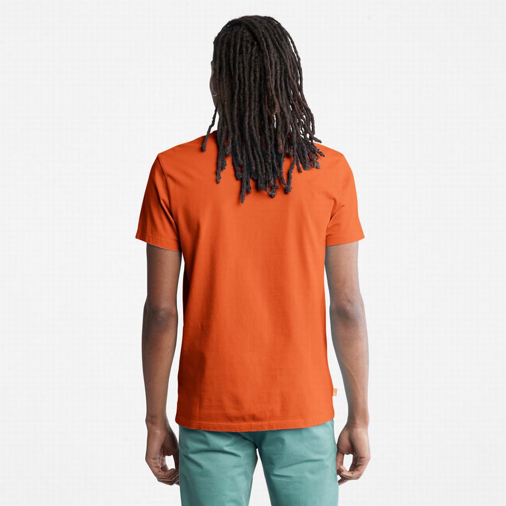 Tricko Timberland Dunstan River T-Shirt Panske Oranžové | MO2035914