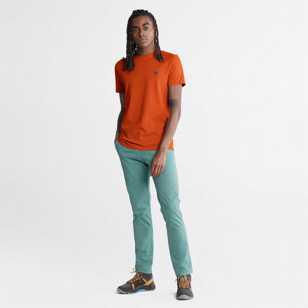 Tricko Timberland Dunstan River T-Shirt Panske Oranžové | MO2035914