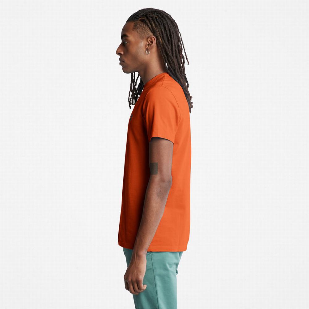 Tricko Timberland Dunstan River T-Shirt Panske Oranžové | MO2035914