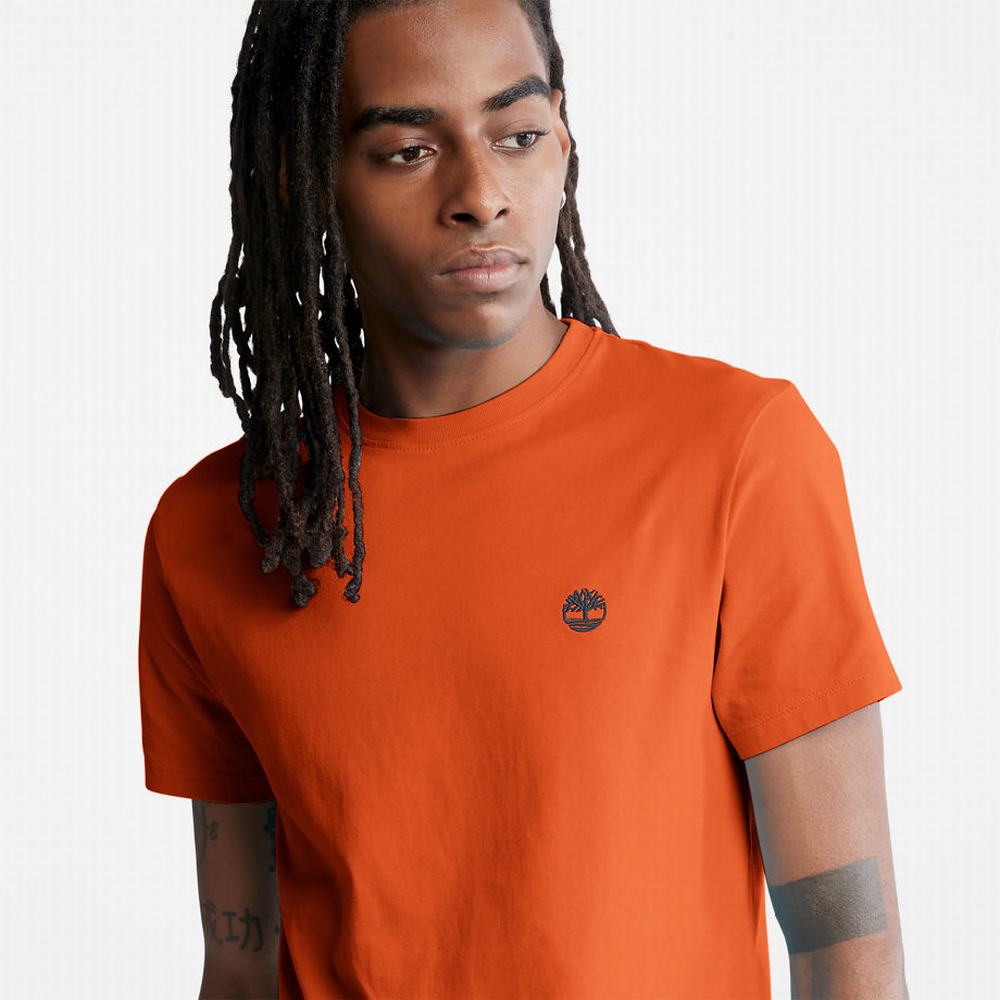 Tricko Timberland Dunstan River T-Shirt Panske Oranžové | MO2035914