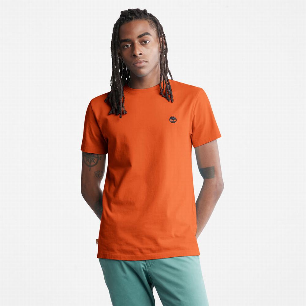 Tricko Timberland Dunstan River T-Shirt Panske Oranžové | MO2035914