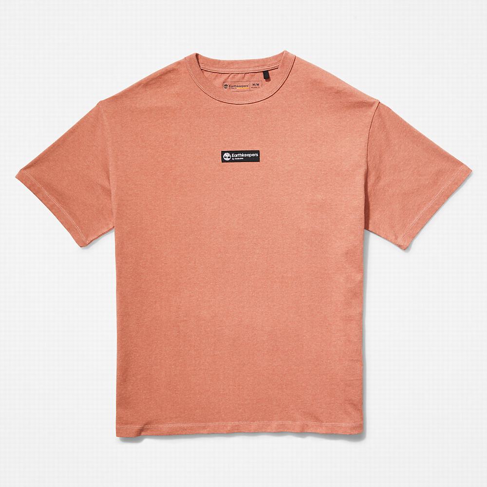 Tricko Timberland Earthkeepers® by Raeburn Archive Globe T-Shirt Panske Oranžové | FV7428651