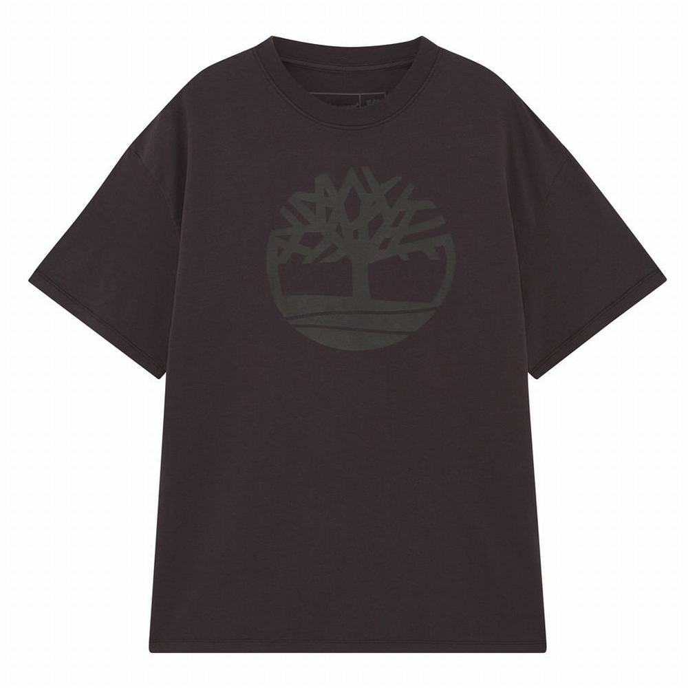 Tricko Timberland Earthkeepers® by Raeburn All Gender Logo T-Shirt Panske Tmavo Siva | GW2876415