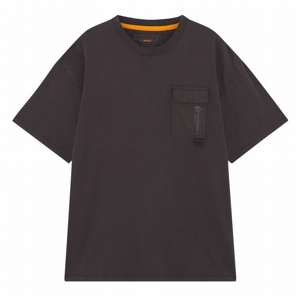 Tricko Timberland Earthkeepers® by Raeburn Pocket T-Shirt Panske Siva | HW6571204