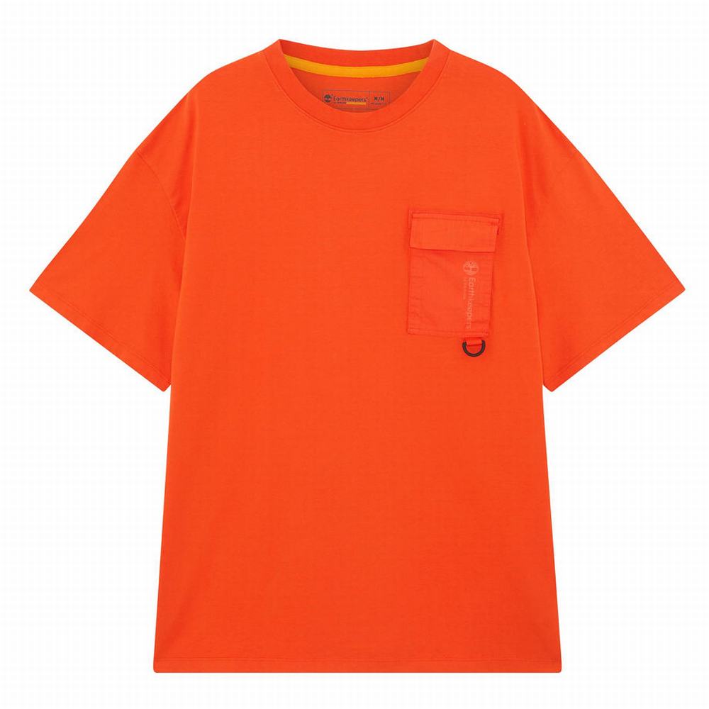 Tricko Timberland Earthkeepers® by Raeburn Pocket T-Shirt Panske Oranžové | VB1860925