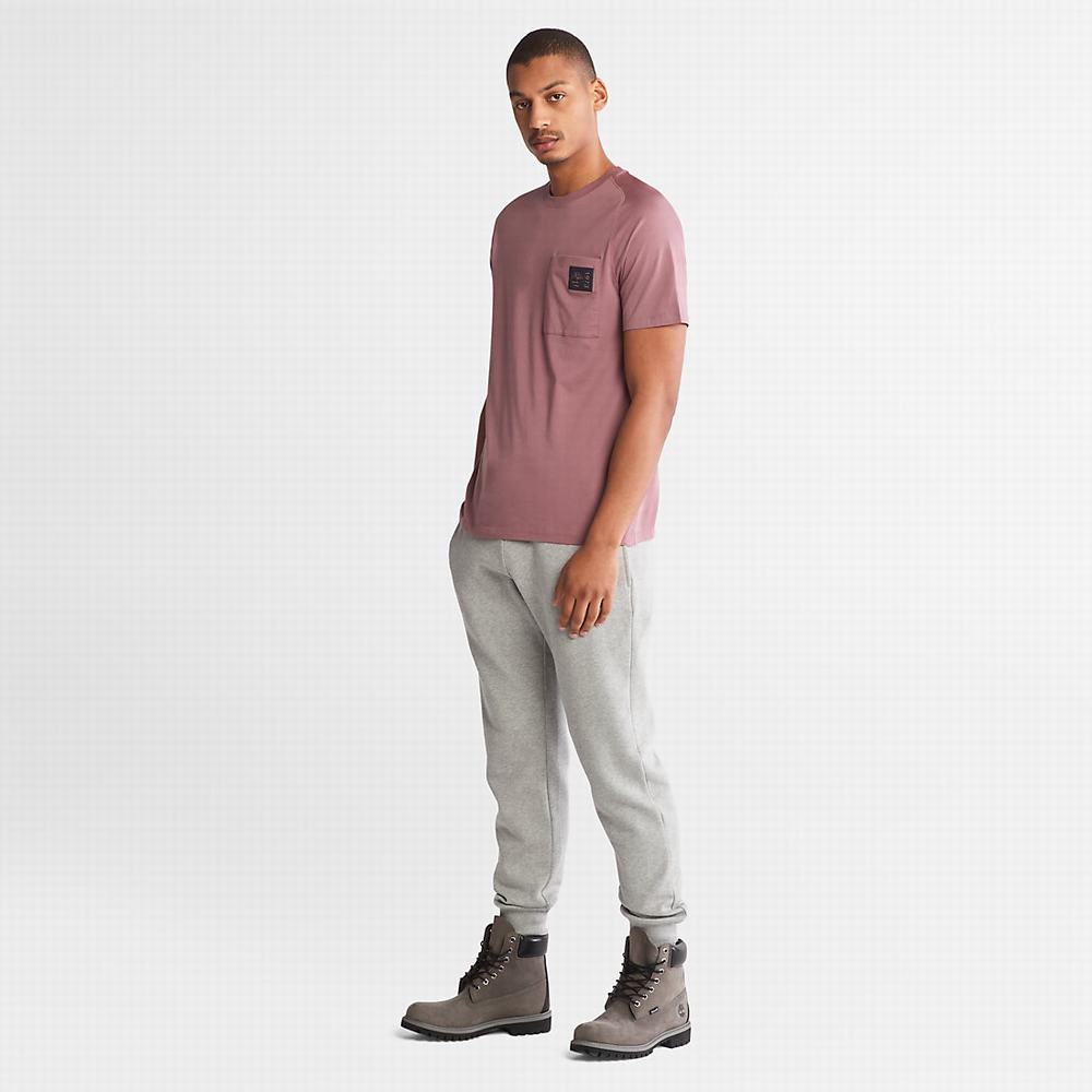 Tricko Timberland Eco-Ready Supima® Bavlnene TimberFresh™ T-Shirt Panske Ruzove | FC6823759