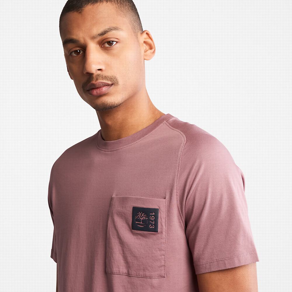 Tricko Timberland Eco-Ready Supima® Bavlnene TimberFresh™ T-Shirt Panske Ruzove | FC6823759