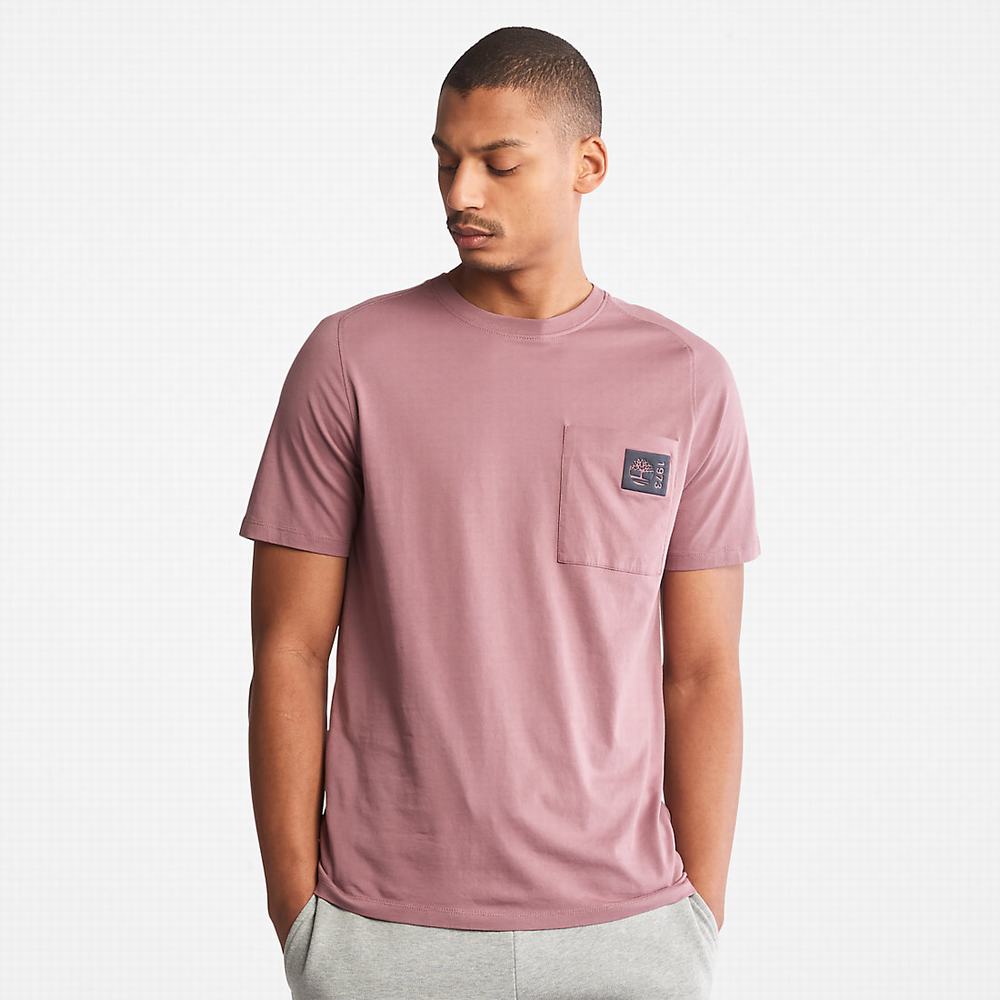 Tricko Timberland Eco-Ready Supima® Bavlnene TimberFresh™ T-Shirt Panske Ruzove | FC6823759