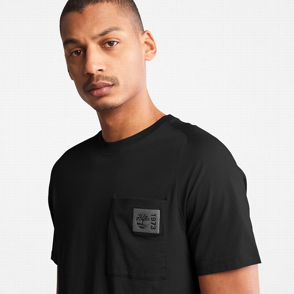 Tricko Timberland Eco-Ready Supima® Bavlnene TimberFresh™ T-Shirt Panske Čierne | LG3965480