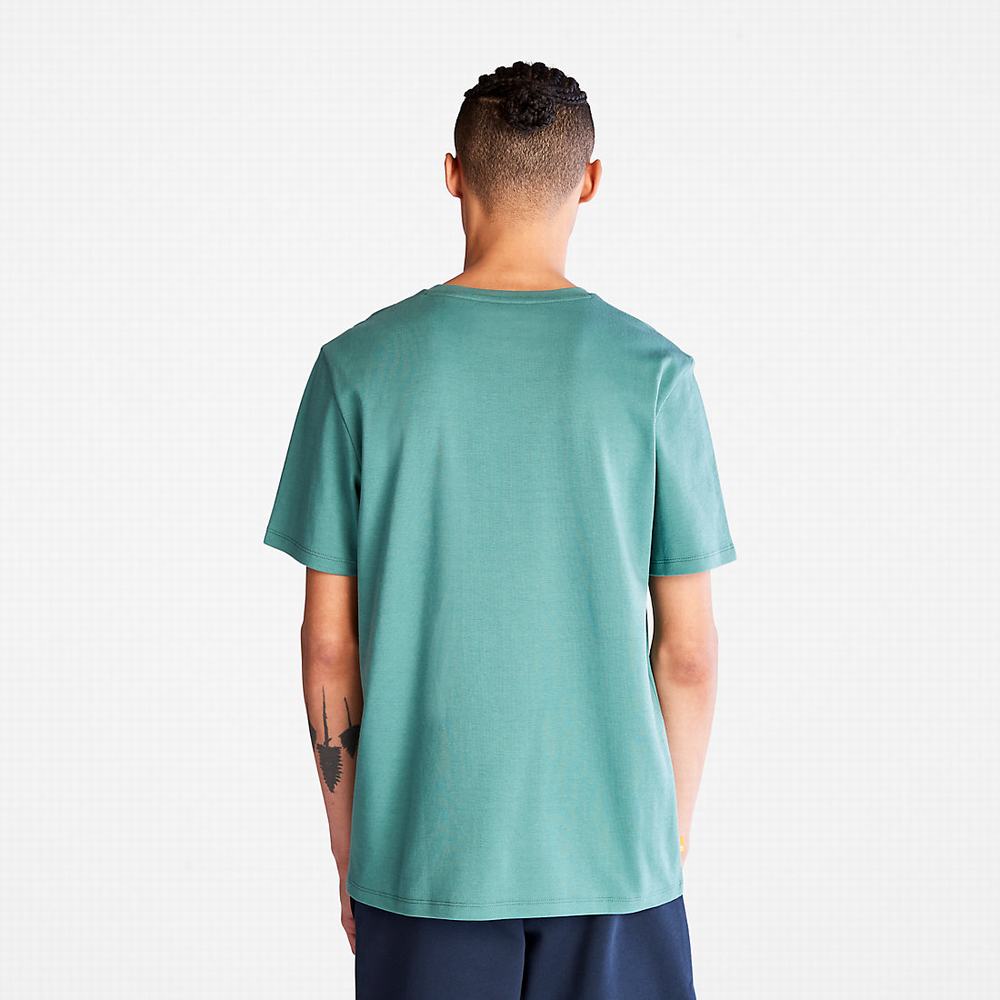 Tricko Timberland Interlock TimberFresh™ T-Shirt Panske Zelene | GU3461825