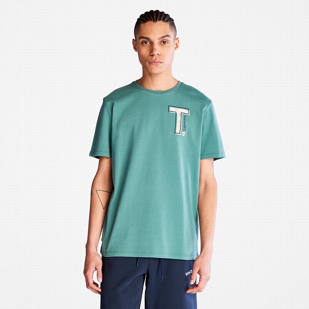 Tricko Timberland Interlock TimberFresh™ T-Shirt Panske Zelene | GU3461825