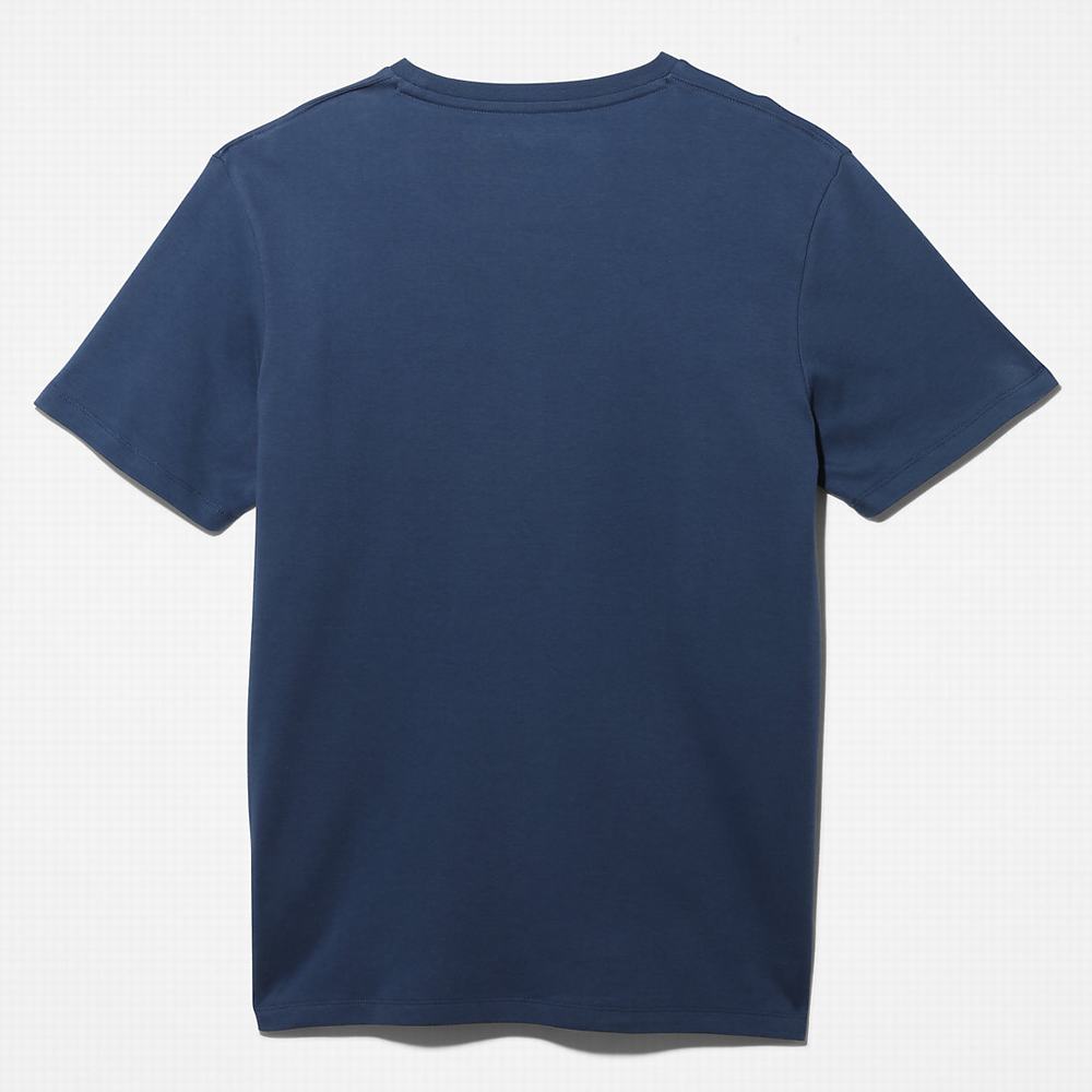 Tricko Timberland Interlock TimberFresh™ T-Shirt Panske Modre | RA8270351