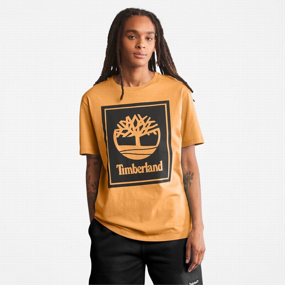 Tricko Timberland Logo T-Shirt Damske Hnede Čierne | SO5286417