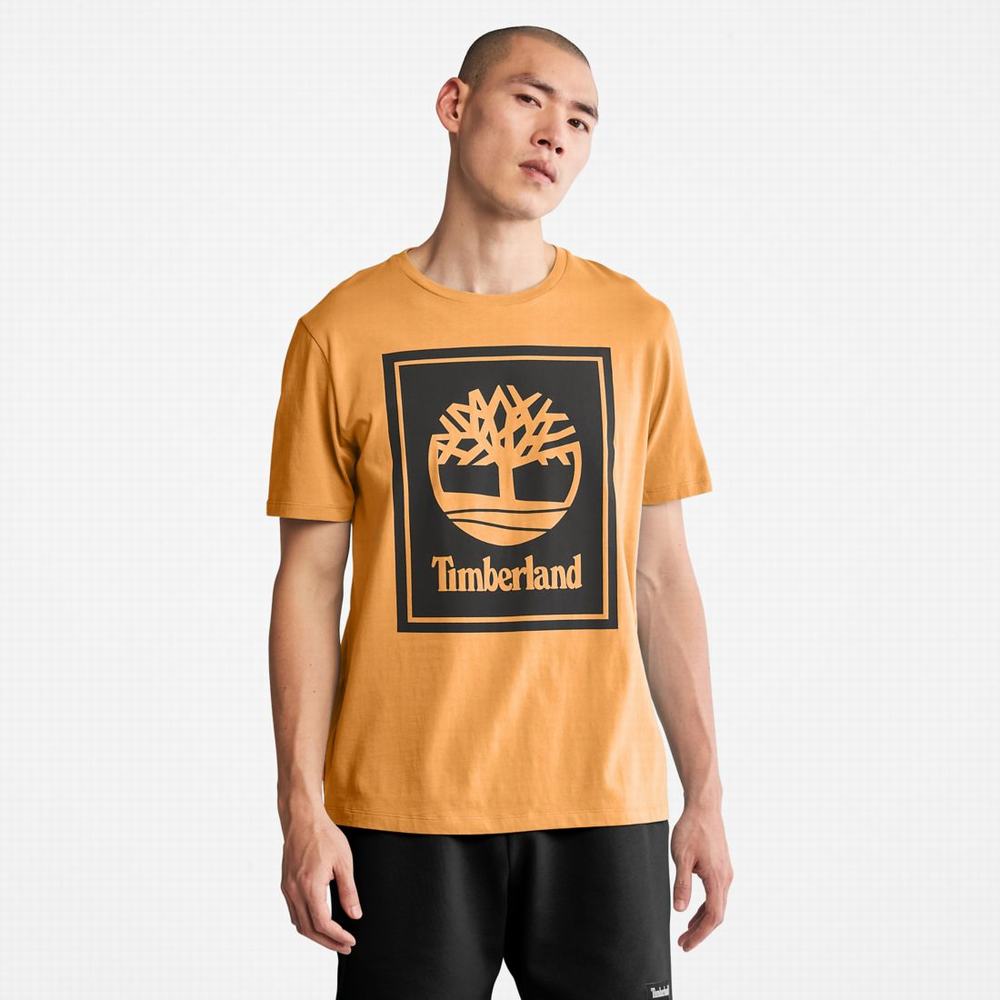 Tricko Timberland Logo T-Shirt Damske Hnede Čierne | SO5286417