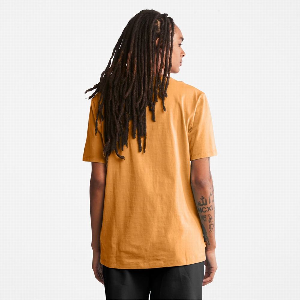 Tricko Timberland Logo T-Shirt Damske Hnede Čierne | SO5286417