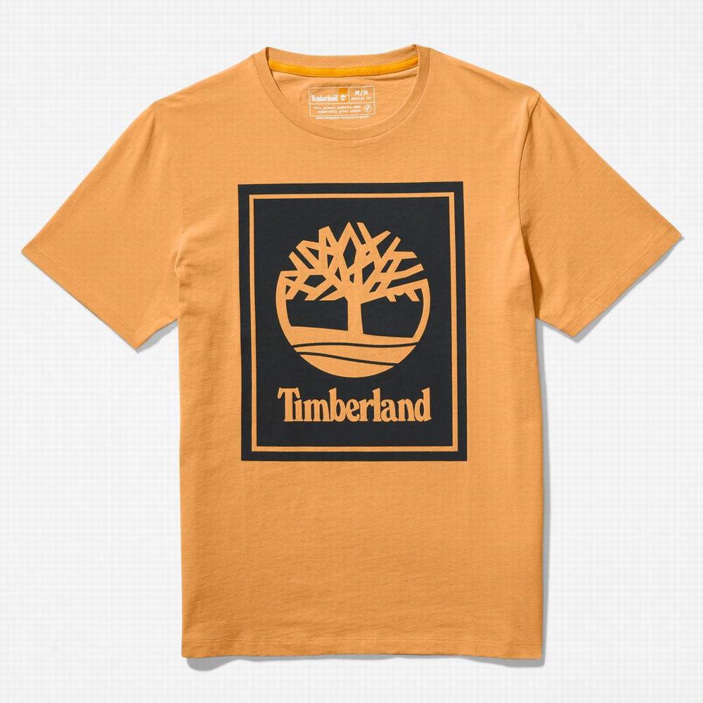 Tricko Timberland Logo T-Shirt Damske Hnede Čierne | SO5286417