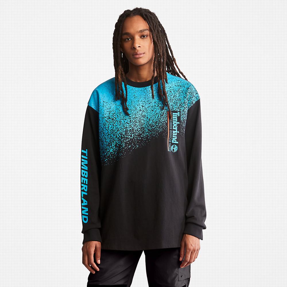 Tricko Timberland Outdoor Archive Long-sleeved Graphic T-Shirt Damske Čierne | AO4971356