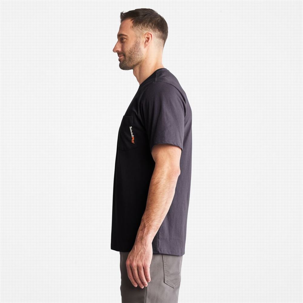 Tricko Timberland PRO® Base Plate Blended Kratke-Sleeve T-Shirt Panske Námornícka Modrá | JQ8625943