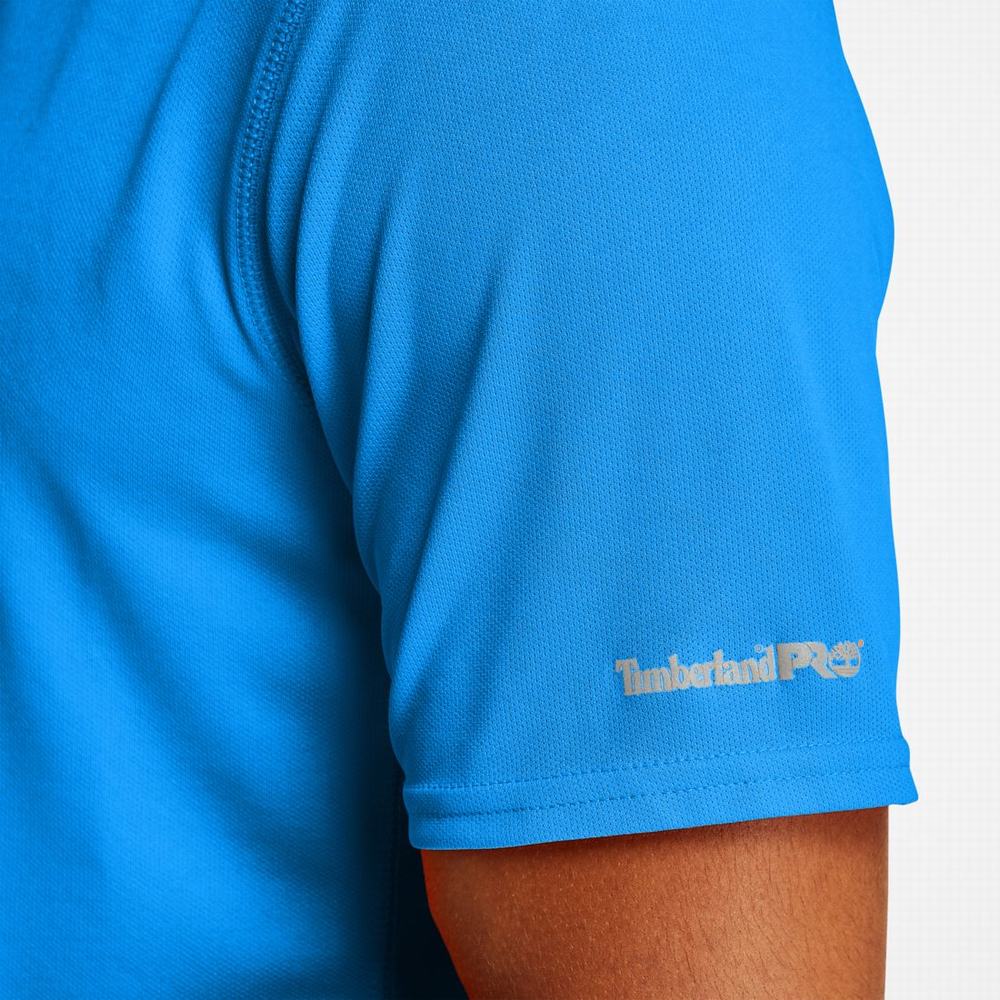 Tricko Timberland PRO® Wicking Good Kratke-Sleeve T-Shirt Panske Modre | HZ3508647