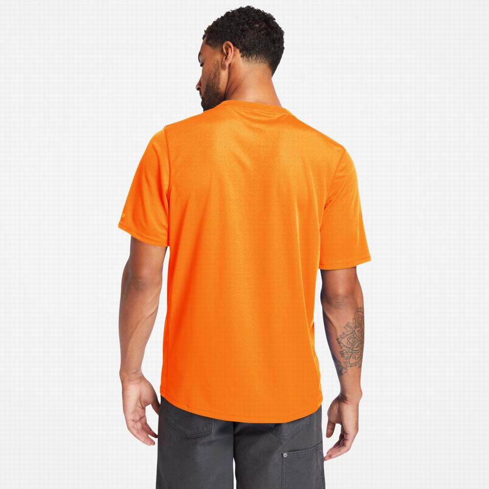 Tricko Timberland PRO® Wicking Good Kratke-Sleeve T-Shirt Panske Oranžové | TX8591763