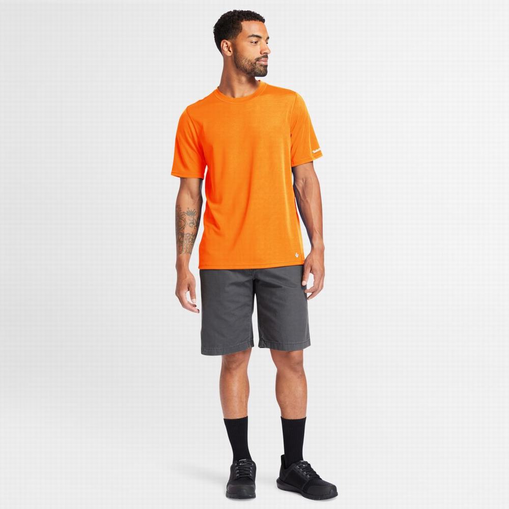 Tricko Timberland PRO® Wicking Good Kratke-Sleeve T-Shirt Panske Oranžové | TX8591763