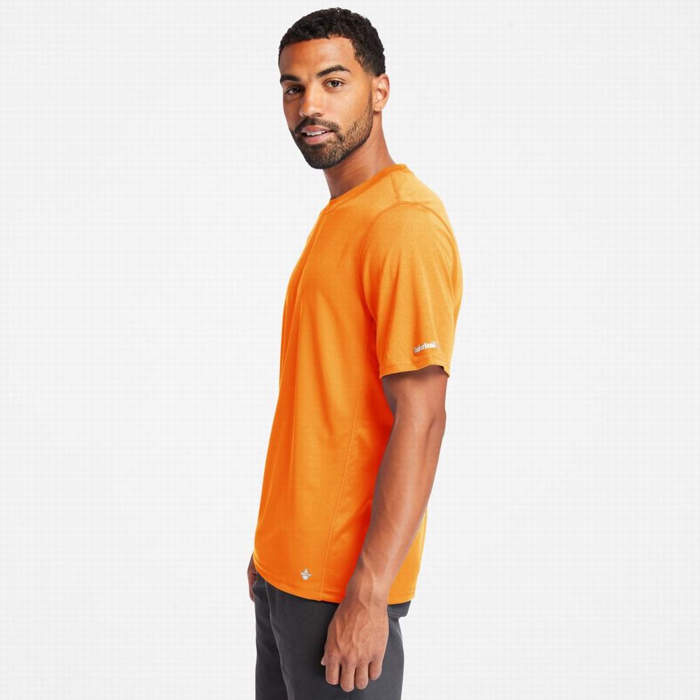 Tricko Timberland PRO® Wicking Good Kratke-Sleeve T-Shirt Panske Oranžové | TX8591763