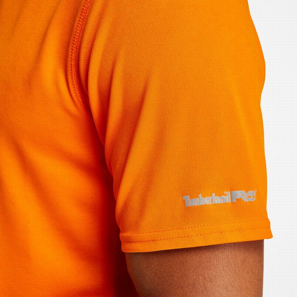 Tricko Timberland PRO® Wicking Good Kratke-Sleeve T-Shirt Panske Oranžové | TX8591763