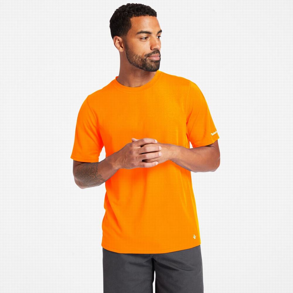 Tricko Timberland PRO® Wicking Good Kratke-Sleeve T-Shirt Panske Oranžové | TX8591763