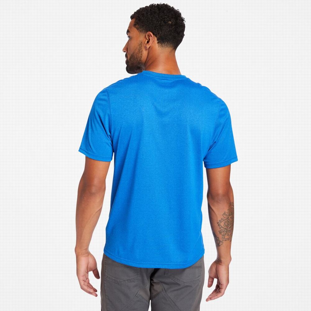 Tricko Timberland PRO® Wicking Good Sport Kratke-Sleeve T-Shirt Panske Modre | TZ2965071