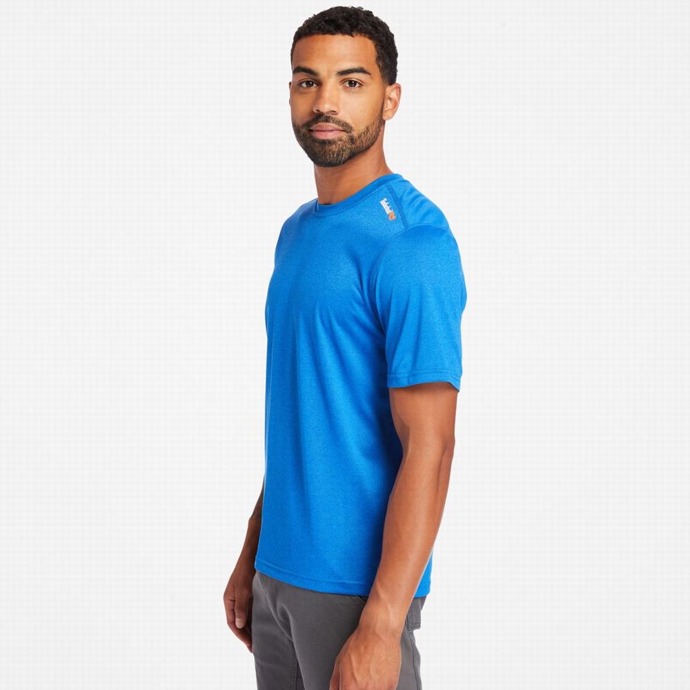 Tricko Timberland PRO® Wicking Good Sport Kratke-Sleeve T-Shirt Panske Modre | TZ2965071