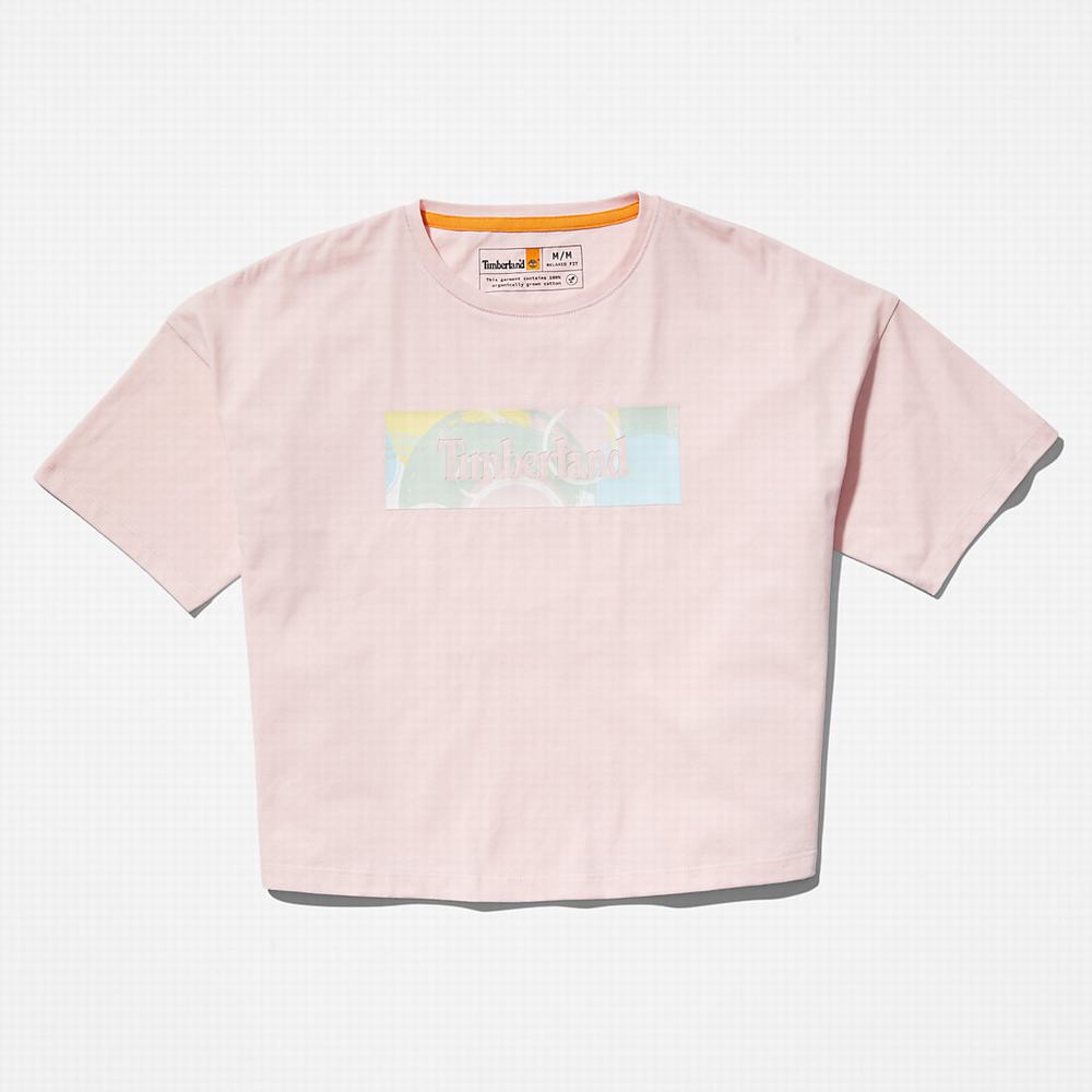 Tricko Timberland Pastel T-Shirt Damske Ruzove | NL0961734