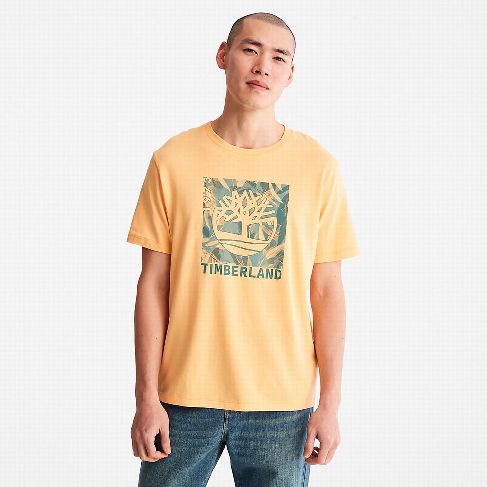 Tricko Timberland Refibra™ Graphic T-Shirt Panske Oranžové | LV9430257