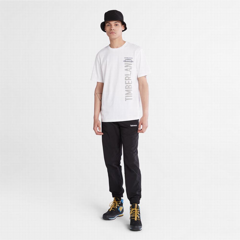 Tricko Timberland Side-logo T-Shirt Panske Biele | KW2437601