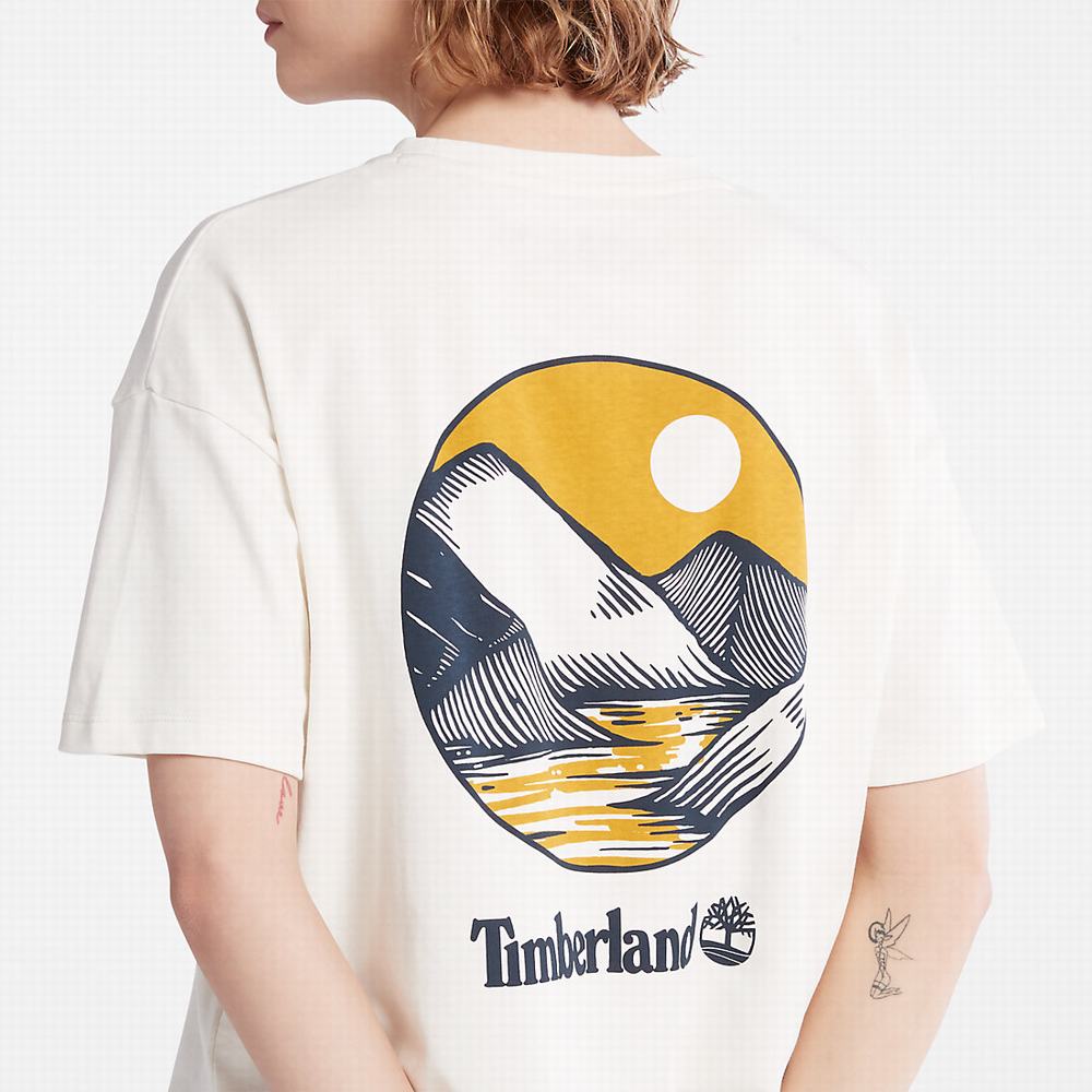 Tricko Timberland TimberFresh™ Graphic T-Shirt Damske Biele | LJ6724905