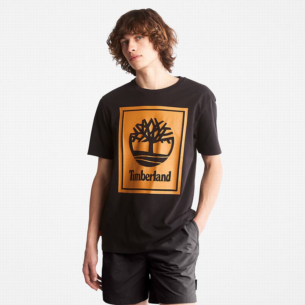 Tricko Timberland Tree Logo T-Shirt Damske Čierne | DA4586912