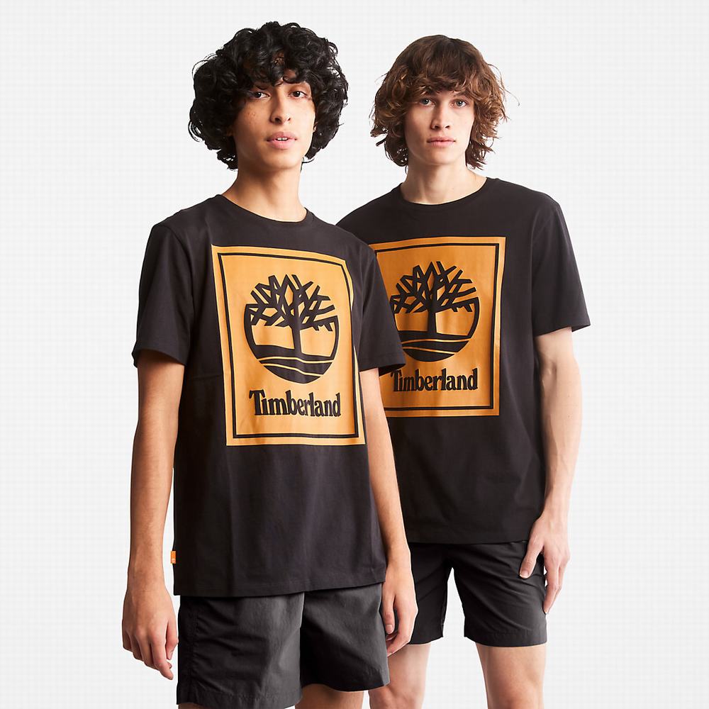 Tricko Timberland Tree Logo T-Shirt Damske Čierne | DA4586912