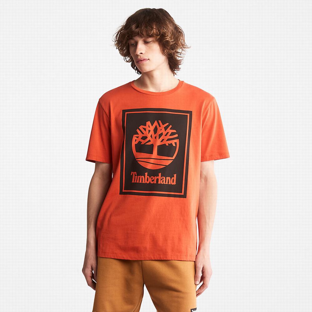 Tricko Timberland Tree Logo T-Shirt Damske Oranžové | KA5023846