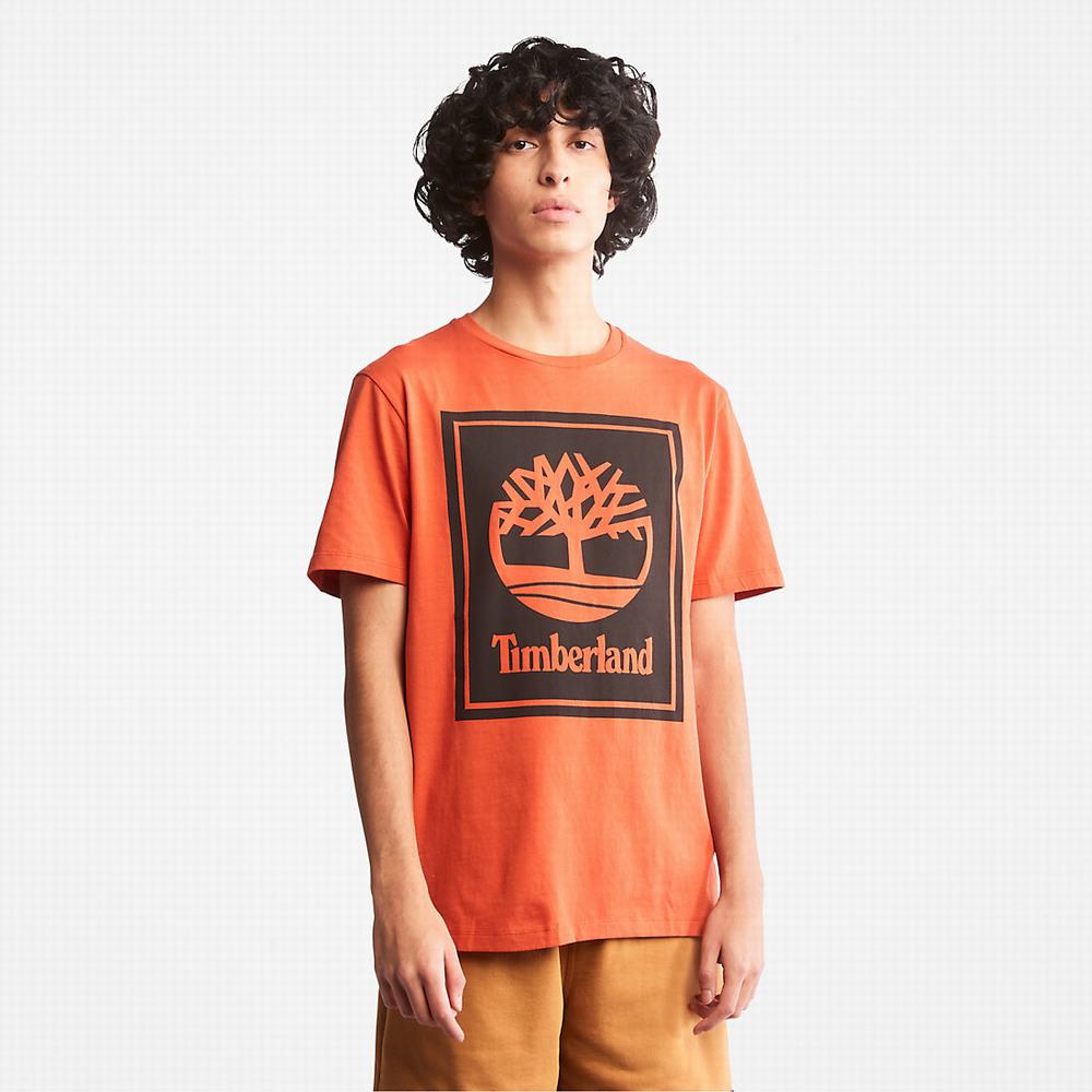 Tricko Timberland Tree Logo T-Shirt Damske Oranžové | KA5023846