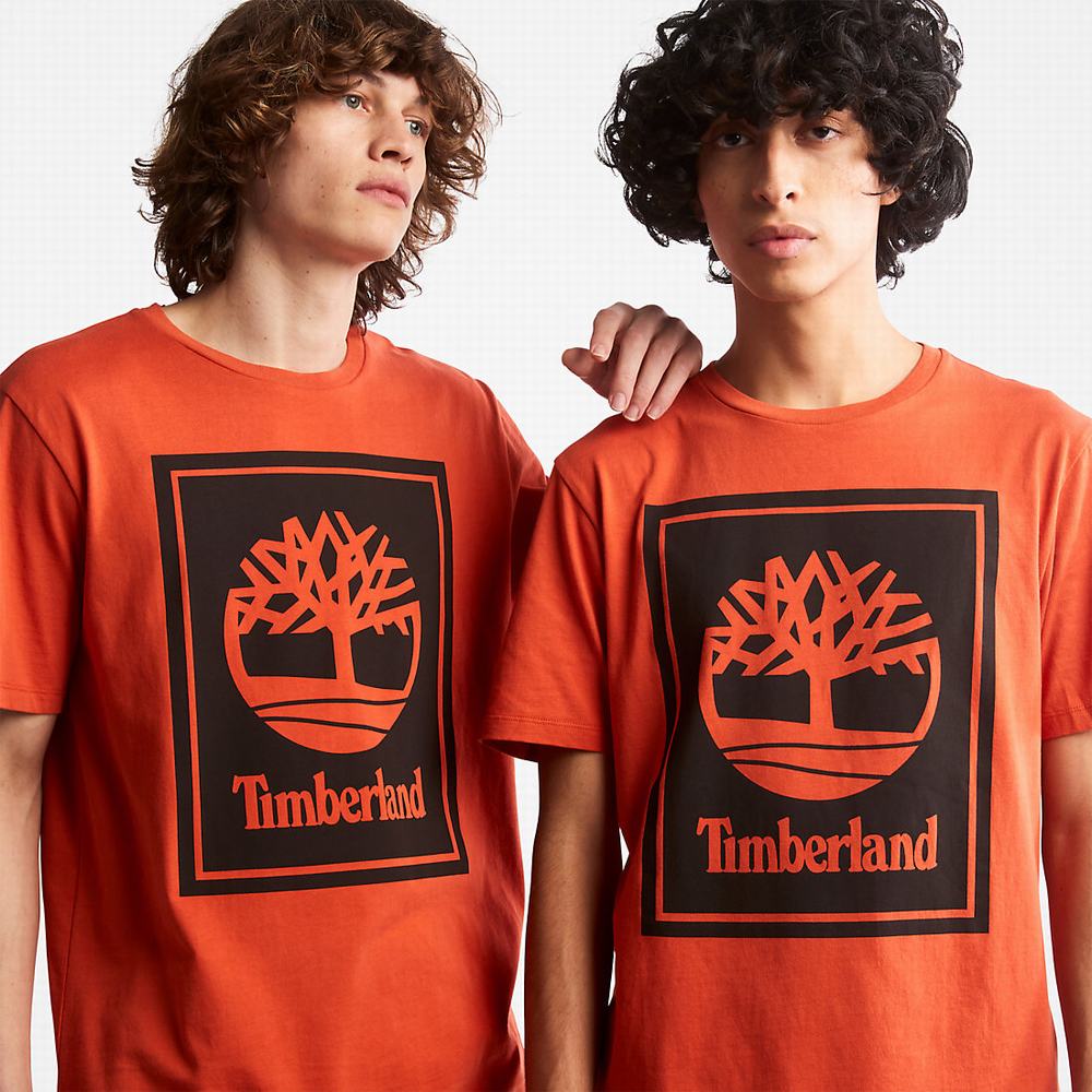 Tricko Timberland Tree Logo T-Shirt Damske Oranžové | KA5023846