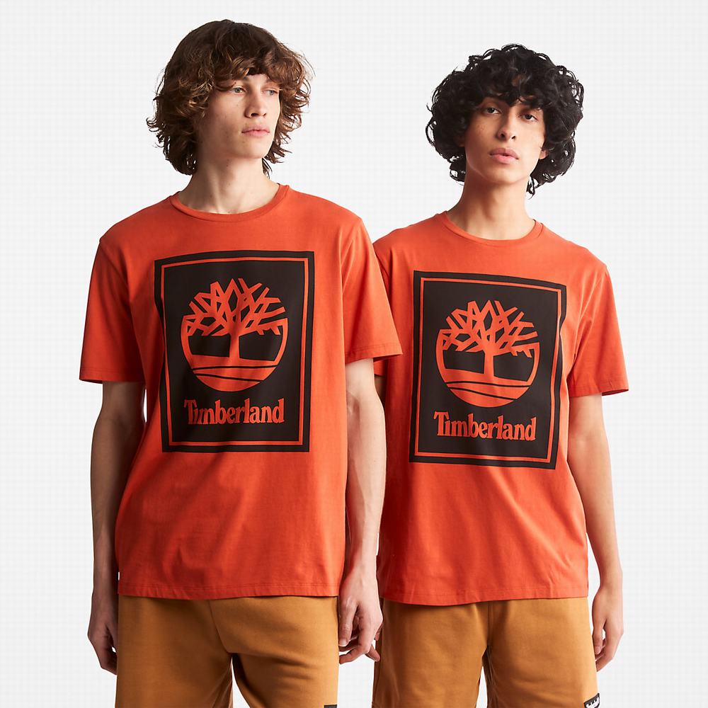 Tricko Timberland Tree Logo T-Shirt Damske Oranžové | KA5023846