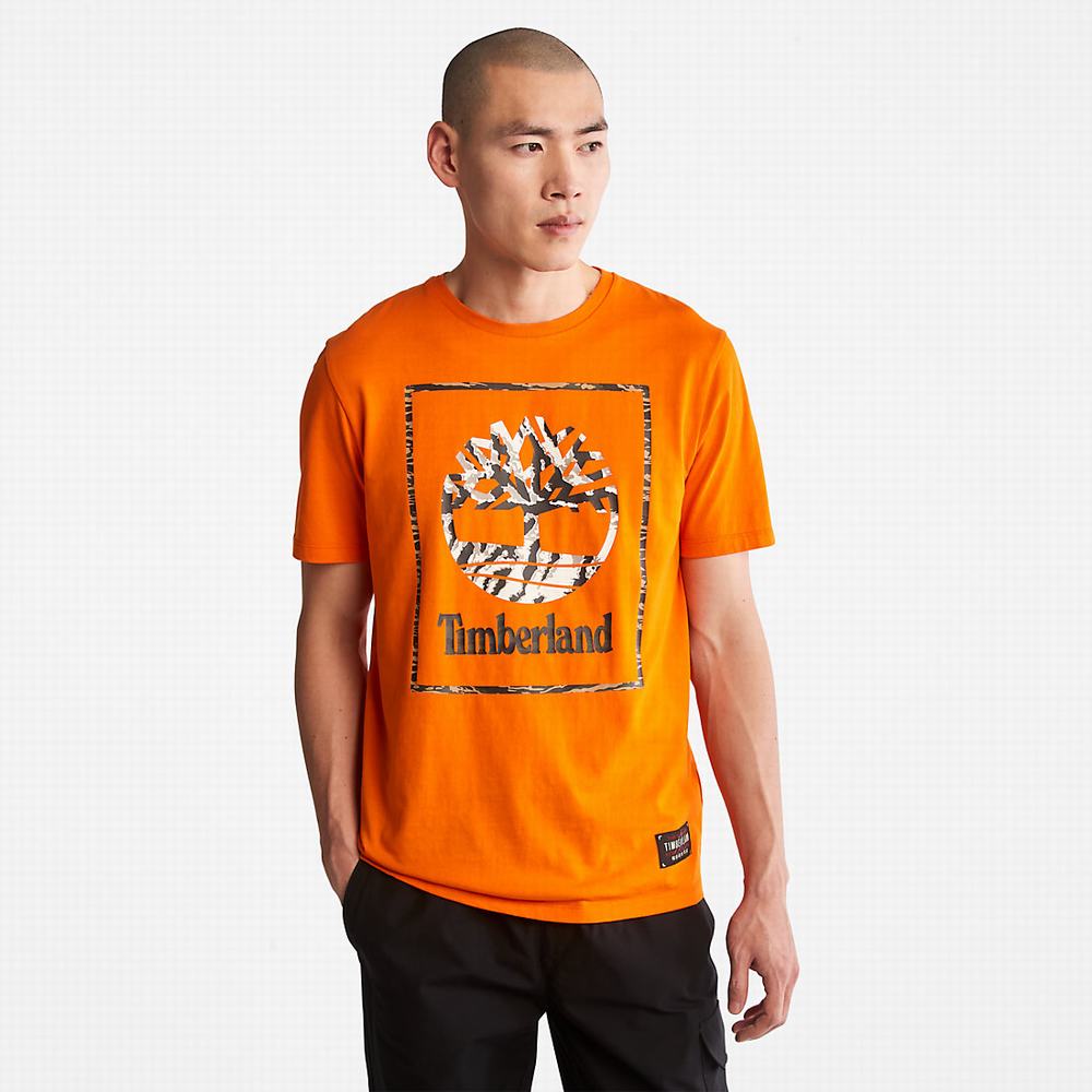 Tricko Timberland Year of the Tiger T-Shirt Panske Oranžové | GK4385291