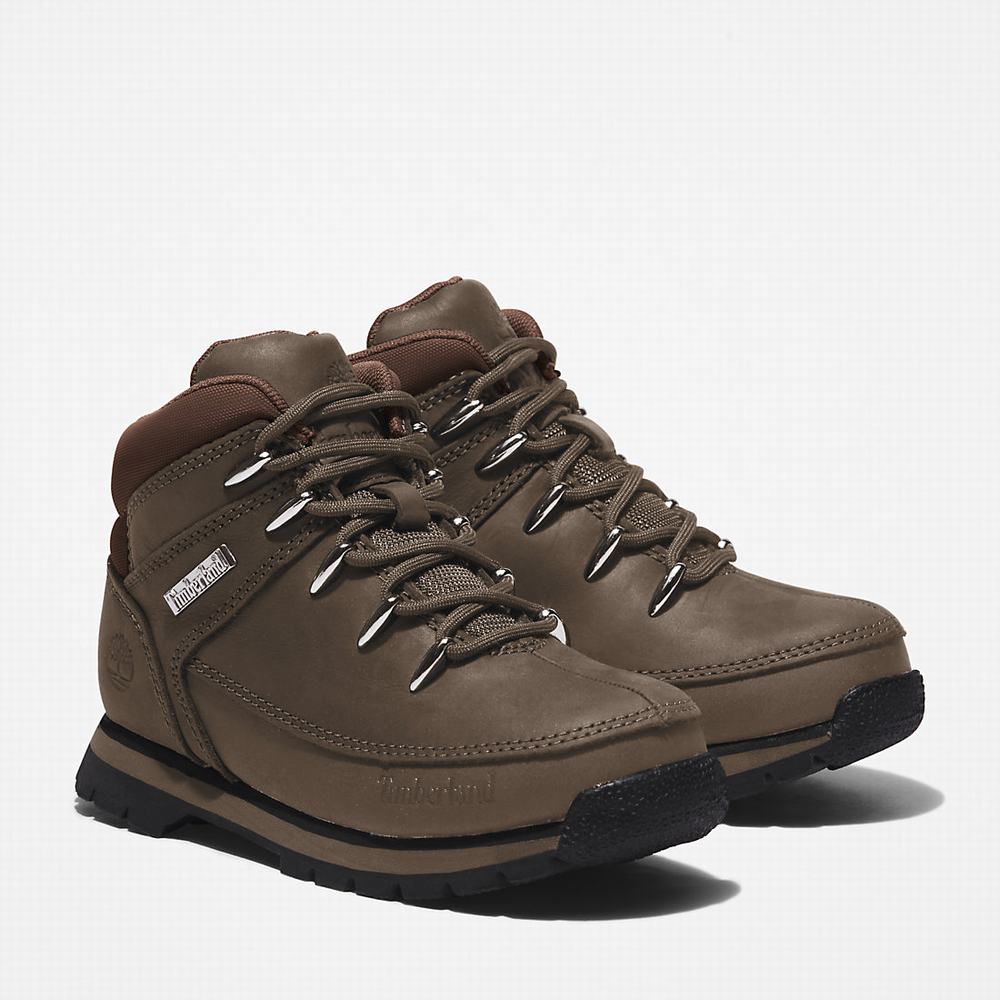 Turisticka Obuv Timberland Euro Sprint Detske Zelene | DZ8975043