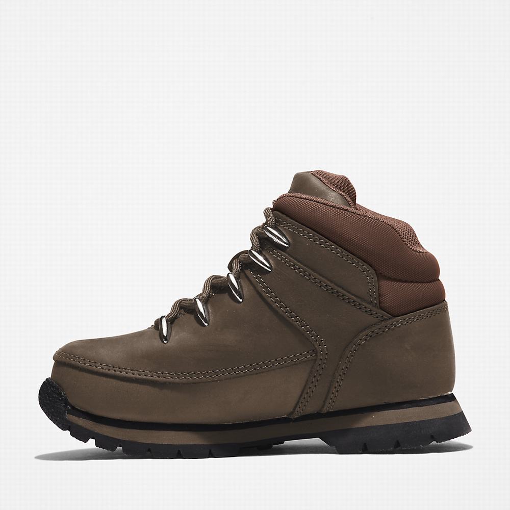 Turisticka Obuv Timberland Euro Sprint Detske Zelene | DZ8975043