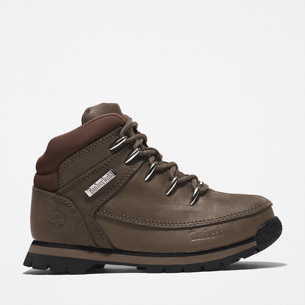 Turisticka Obuv Timberland Euro Sprint Detske Zelene | DZ8975043