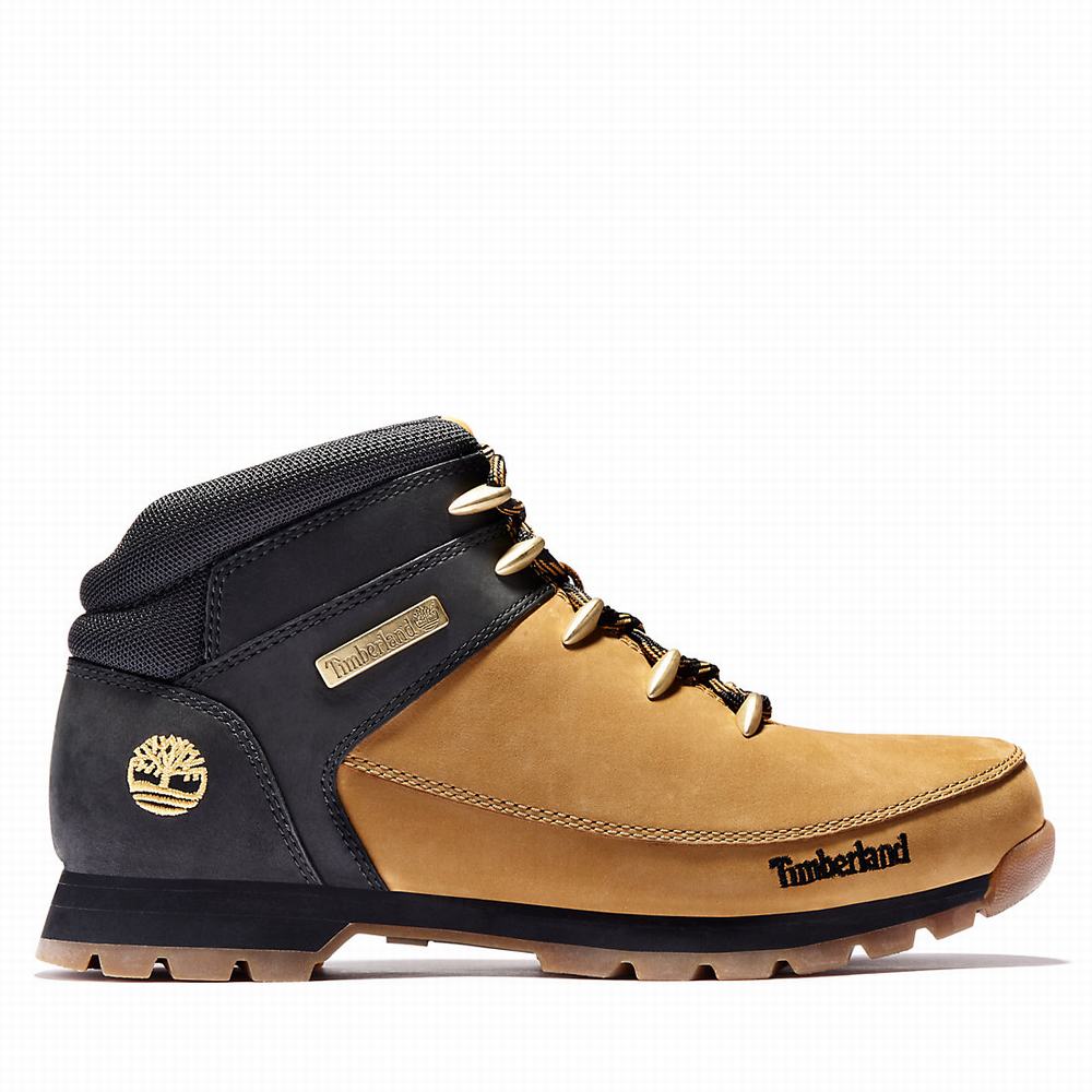 Turisticka Obuv Timberland Euro Sprint Hiker Panske Žlté Čierne | AV9604817