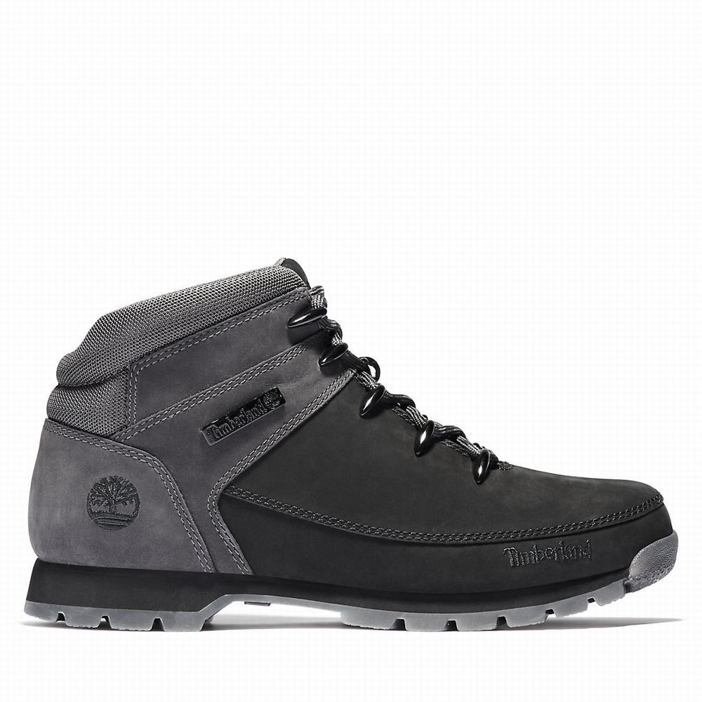 Turisticka Obuv Timberland Euro Sprint Hiker Panske Čierne Siva | HJ1745629