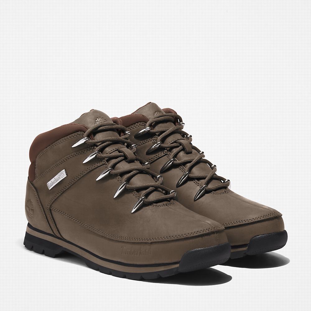 Turisticka Obuv Timberland Euro Sprint Hiker Panske Zelene | PG9684532