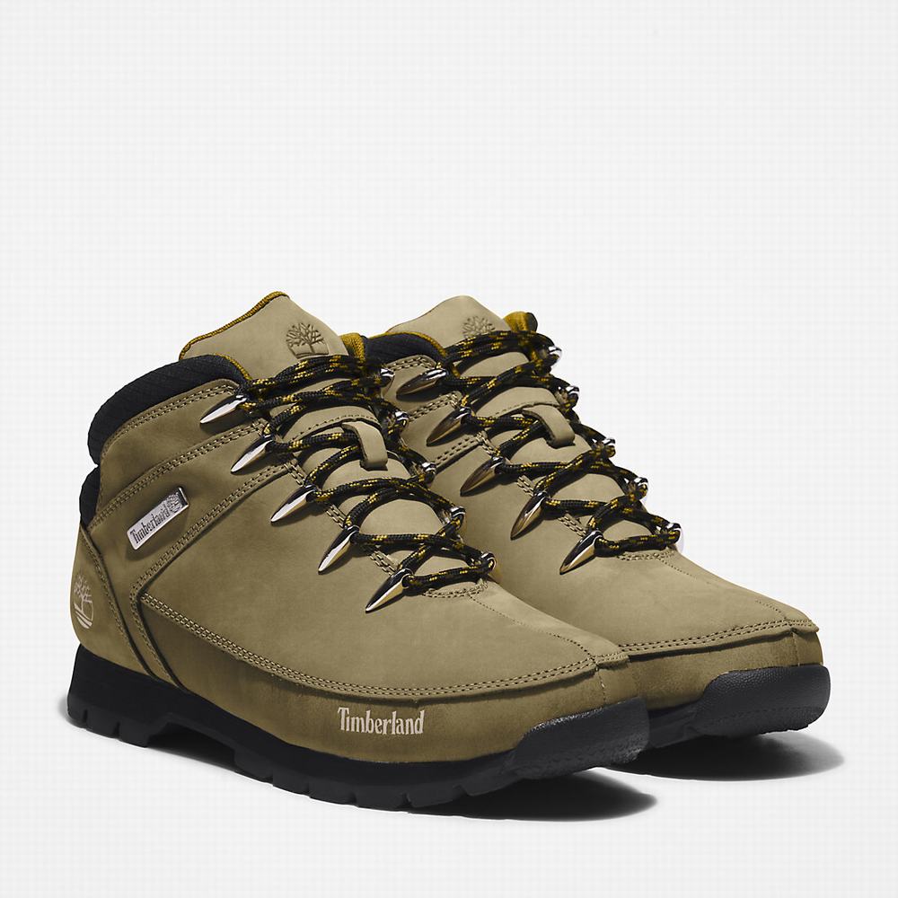 Turisticka Obuv Timberland Euro Sprint Hiker Panske Zelene Čierne | RN5437298