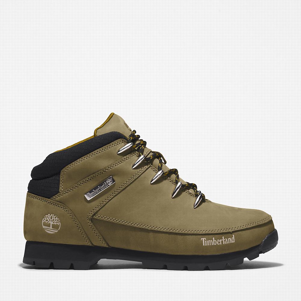 Turisticka Obuv Timberland Euro Sprint Hiker Panske Zelene Čierne | RN5437298